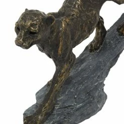 Cheapest ⌛ GRAYSON LANE 13 In. x 9 In. Rustic Leopard Sculpture Black Resin 👍 -GRAYSON LANE Sales 2022 330857711 AlternateImage2 l
