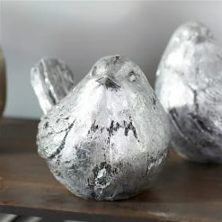 Wholesale 🔥 GRAYSON LANE Set of 2 8 In. x 6 In. Silver Bird Farmhouse Sculpture Polys 🤩 -GRAYSON LANE Sales 2022 330857712 AlternateImage2 l