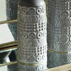 Best reviews of 🥰 GRAYSON LANE 20 In. x 5 In. Eclectic Vase Grey Stoneware 🎁 -GRAYSON LANE Sales 2022 330857715 AlternateImage3 l