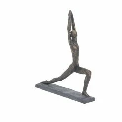 Best Pirce ✨ GRAYSON LANE Set of 2 11 In., 15 In. Brass Modern Yoga Sculpture Polyston 🎉 -GRAYSON LANE Sales 2022 330857717 AlternateImage4 l