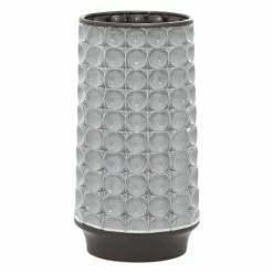 New 🎁 GRAYSON LANE 18 In. x 9 In. Vintage Vase Silver Stoneware 🎁 -GRAYSON LANE Sales 2022 330857718 AlternateImage4 l