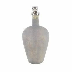 New ⭐ GRAYSON LANE 22 In. x 10 In. Modern Decorative Bottle Tan Glass 🎉