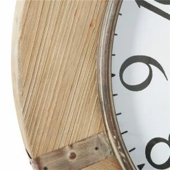 Top 10 🛒 GRAYSON LANE 32 In. x 32 In. Rustic Wall Clock Brown Wood 😀 -GRAYSON LANE Sales 2022 330857722 AlternateImage3 l