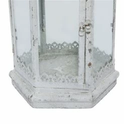 Deals 🎉 GRAYSON LANE Set of 3 29 In., 20 In., 14 In. Rustic Lantern White Metal ✨ -GRAYSON LANE Sales 2022 330857729 AlternateImage3 l