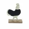 Coupon 🔥 GRAYSON LANE 8 In. x 7 In. Farmhouse Sculpture Black Metal Rooster ✨