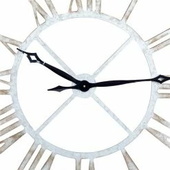 Buy ✔️ GRAYSON LANE 36 In. x 36 In. Farmhouse Wall Clock Grey Metal 🛒 -GRAYSON LANE Sales 2022 330857755 AlternateImage4 l