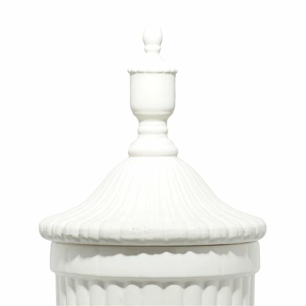 Wholesale 👍 GRAYSON LANE 32 In. x 12 In. Country Decorative Urn White Dolomite 🔔 3 Wholesale 👍 GRAYSON LANE 32 In. x 12 In. Country Decorative Urn White Dolomite 🔔 - Image 3