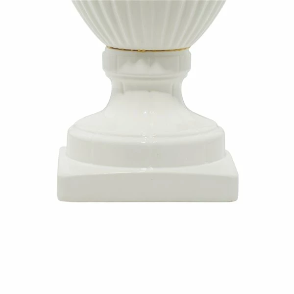 Wholesale 👍 GRAYSON LANE 32 In. x 12 In. Country Decorative Urn White Dolomite 🔔 4 Wholesale 👍 GRAYSON LANE 32 In. x 12 In. Country Decorative Urn White Dolomite 🔔 - Image 4