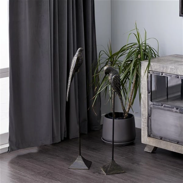 Hot Sale ๐ฏ GRAYSON LANE Set of 2 29 In., 35 In. Black Traditional Bird Sculpture Alu ๐ฅฐ 2 Hot Sale ๐ฏ GRAYSON LANE Set of 2 29 In., 35 In. Black Traditional Bird Sculpture Alu ๐ฅฐ - Image 2