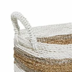 Best reviews of 💯 GRAYSON LANE Set of 2 21 In., 18 In., 16 In. Storage Basket White Polypro 👏 -GRAYSON LANE Sales 2022 330857762 AlternateImage4 l