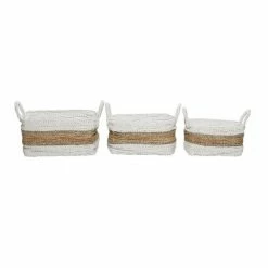 Best reviews of 💯 GRAYSON LANE Set of 2 21 In., 18 In., 16 In. Storage Basket White Polypro 👏 -GRAYSON LANE Sales 2022 330857762 AlternateImage5 l