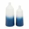 Best Sale 🔥 GRAYSON LANE Set of 2 16 In., 14 In. Coastal Vase Blue Dolomite 🔔