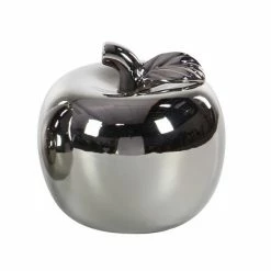 Budget 🤩 GRAYSON LANE Set of 2 7 In., 9 In. Glam Fruit Sculpture Silver Dolomite 🔔 -GRAYSON LANE Sales 2022 330857768 AlternateImage4 l