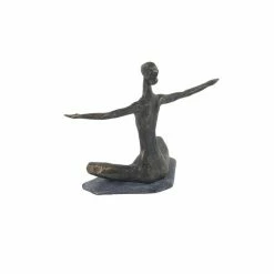 Flash Sale 🔥 GRAYSON LANE 11 In. x 14 In. Modern Sculpture Brass Polystone Yoga 🔔 -GRAYSON LANE Sales 2022 330857769 AlternateImage3 l
