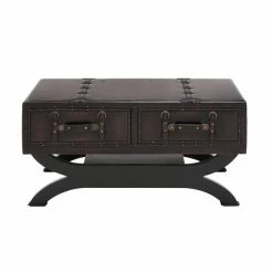 Discount 👏 Grayson Lane 21 In. x 40 In. Traditional Coffee Table Brown 🔔
