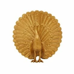 Discount 🛒 GRAYSON LANE 12 In. x 12 In. Glam Peacock Sculpture Gold Polystone 🔔 -GRAYSON LANE Sales 2022 330857774 AlternateImage3 l