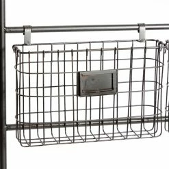 Cheapest 🧨 GRAYSON LANE 61 In. x 27 In. x 5 In. Industrial Magazine Rack Holder Blac ⭐ -GRAYSON LANE Sales 2022 330857775 AlternateImage2 l