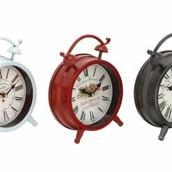 Cheap 😍 GRAYSON LANE 8 In. x 6 In. Vintage Clock Multi Colored Metal 🎉 -GRAYSON LANE Sales 2022 330857776 AlternateImage3 l