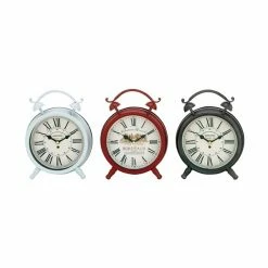 Cheap 😍 GRAYSON LANE 8 In. x 6 In. Vintage Clock Multi Colored Metal 🎉