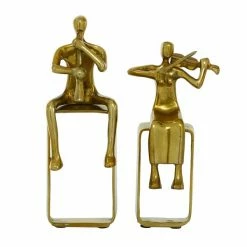 Deals ✨ GRAYSON LANE Set of 2 12.5 In., 14.5 In. Gold Modern Musician Sculpture A 💯 9 Deals ✨ GRAYSON LANE Set of 2 12.5 In., 14.5 In. Gold Modern Musician Sculpture A 💯 -GRAYSON LANE Sales 2022 330857777 AlternateImage4 l