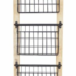 Best reviews of 🥰 GRAYSON LANE 34 In. x 14 In. x 5 In. Farmhouse Magazine Rack Holder Black 🔔 -GRAYSON LANE Sales 2022 330857778 AlternateImage2 l