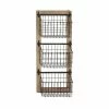 Best reviews of 🥰 GRAYSON LANE 34 In. x 14 In. x 5 In. Farmhouse Magazine Rack Holder Black 🔔