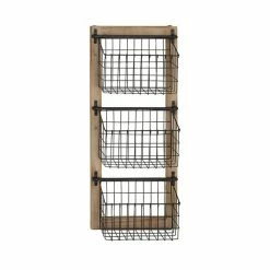 Best reviews of 🥰 GRAYSON LANE 34 In. x 14 In. x 5 In. Farmhouse Magazine Rack Holder Black 🔔