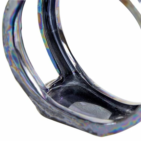 Discount 👏 GRAYSON LANE 13 In. x 14 In. Glam Candlestick Holders Silver Ceramic 🌟 5 Discount 👏 GRAYSON LANE 13 In. x 14 In. Glam Candlestick Holders Silver Ceramic 🌟 - Image 5