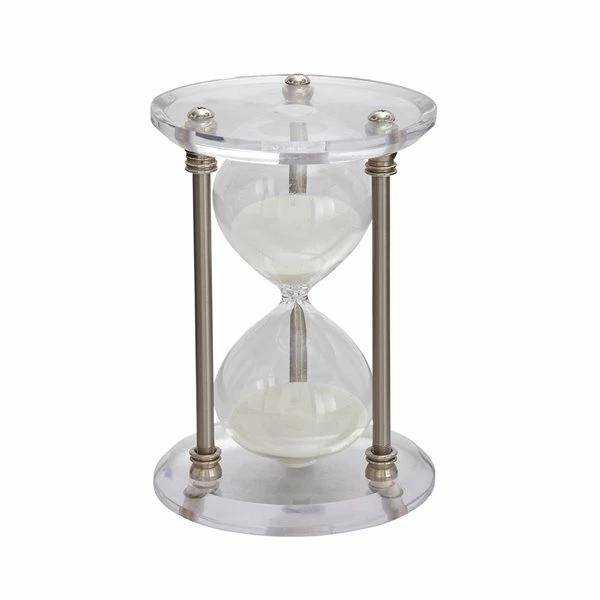 Best Sale 🤩 GRAYSON LANE 9 In. x 6 In. x 6 In. Glam Timer Silver Metal ⭐ 1 Best Sale 🤩 GRAYSON LANE 9 In. x 6 In. x 6 In. Glam Timer Silver Metal ⭐
