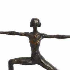Budget ✨ GRAYSON LANE 12 In. x 14 In. Modern Sculpture Brass Polystone Yoga 😉 -GRAYSON LANE Sales 2022 330857787 AlternateImage2 l
