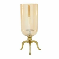 Outlet 🔥 GRAYSON LANE 19 In. x 16 In. Traditional Candlestick Holders Gold Aluminu 🧨