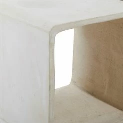 Wholesale 👍 GRAYSON LANE 21 In. x 16 In. x 14 In. Industrial Outdoor Accent Table Whi 🧨 -GRAYSON LANE Sales 2022 330857794 AlternateImage2 l