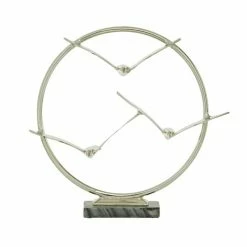 Best Pirce ❤️ GRAYSON LANE 18 In. x 19 In. Modern Sculpture Silver Aluminum Bird ✔️ -GRAYSON LANE Sales 2022 330857804 AlternateImage3 l