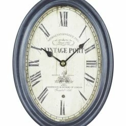 Buy ❤️ GRAYSON LANE Set of 2 15 In. x 8 In. Vintage Wall Clock Black Metal 😍 -GRAYSON LANE Sales 2022 330857805 AlternateImage4 l