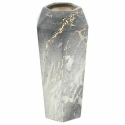 Outlet 🎉 GRAYSON LANE 14 In. x 6 In. Contemporary Vase Black Ceramic 😉 -GRAYSON LANE Sales 2022 330857806 AlternateImage4 l