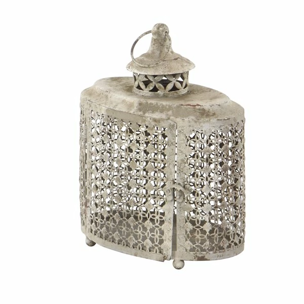 Budget ๐ GRAYSON LANE Set of 2 12 In., 9 In. Rustic Lantern Beige Metal ๐ 5 Budget ๐ GRAYSON LANE Set of 2 12 In., 9 In. Rustic Lantern Beige Metal ๐ - Image 5