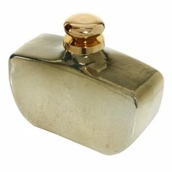 Brand new 🎁 GRAYSON LANE 9 In. x 11 In. Contemporary Decorative Bottle Gold Glass 🧨 -GRAYSON LANE Sales 2022 330857822 AlternateImage4 l