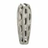 Cheap 🤩 GRAYSON LANE 16 In. x 6 In. Contemporary Vase Silver Ceramic 😉