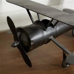 Best reviews of 🛒 GRAYSON LANE 9 In. x 18 In. Vintage Sculpture Brown Metal Airplane 🥰 -GRAYSON LANE Sales 2022 330857836 AlternateImage2 l