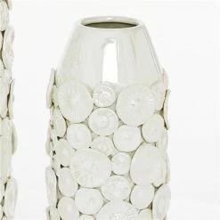 Hot Sale 🎁 GRAYSON LANE Set of 2 23 In., 17 In. Modern Vase White Stoneware 🔥 -GRAYSON LANE Sales 2022 330857858 AlternateImage3 l
