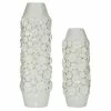 Hot Sale 🎁 GRAYSON LANE Set of 2 23 In., 17 In. Modern Vase White Stoneware 🔥