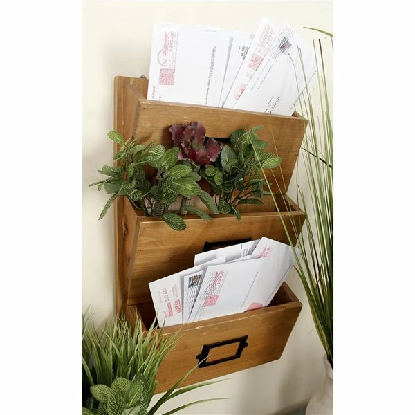 Cheap ๐ GRAYSON LANE 18 In. x 12 In. x 3 In. Traditional Magazine Rack Holder Bro ๐งจ 2 Cheap ๐ GRAYSON LANE 18 In. x 12 In. x 3 In. Traditional Magazine Rack Holder Bro ๐งจ - Image 2