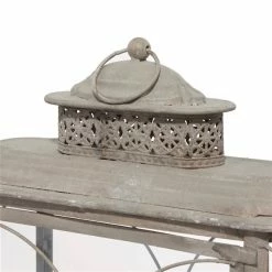 Wholesale 💯 GRAYSON LANE 18 In. x 15 In. Rustic Candle Holder Lantern Brown Iron ⌛ -GRAYSON LANE Sales 2022 330857879 AlternateImage3 l