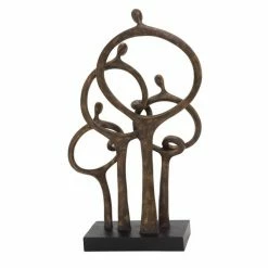 Buy 🔔 GRAYSON LANE 19 In. x 11 In. Traditional Sculpture Brown Polystone Abstra ⌛ -GRAYSON LANE Sales 2022 330857888 AlternateImage3 l