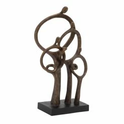 Buy 🔔 GRAYSON LANE 19 In. x 11 In. Traditional Sculpture Brown Polystone Abstra ⌛ -GRAYSON LANE Sales 2022 330857888 AlternateImage4 l