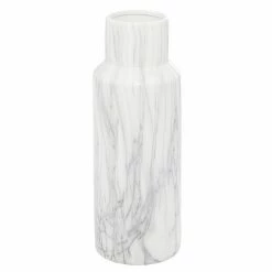 Cheapest ⭐ GRAYSON LANE 15 In. x 6 In. Contemporary Vase White Stoneware 💯 -GRAYSON LANE Sales 2022 330857892 AlternateImage4 l