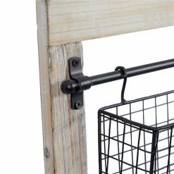 Hot Sale 🔔 GRAYSON LANE 25 In. x 14 In. x 4 In. Farmhouse Magazine Rack Holder Black ✔️ -GRAYSON LANE Sales 2022 330857893 AlternateImage2 l
