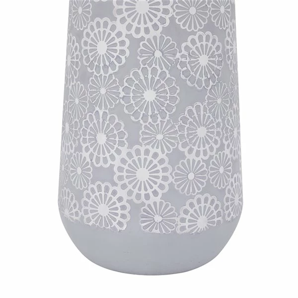 Hot Sale 🔔 GRAYSON LANE 22 In. x 10 In. French Country Vase Grey Iron 💯 4 Hot Sale 🔔 GRAYSON LANE 22 In. x 10 In. French Country Vase Grey Iron 💯 - Image 4