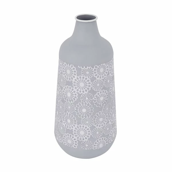 Hot Sale 🔔 GRAYSON LANE 22 In. x 10 In. French Country Vase Grey Iron 💯 1 Hot Sale 🔔 GRAYSON LANE 22 In. x 10 In. French Country Vase Grey Iron 💯