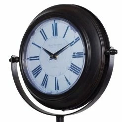 Outlet 🔔 GRAYSON LANE 62 In. x 16 In. Industrial Clock Black Metal 🧨 -GRAYSON LANE Sales 2022 330857918 AlternateImage3 l